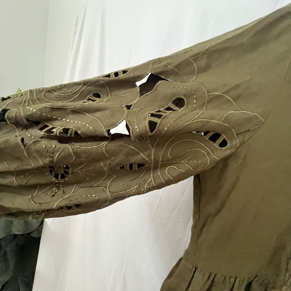 Sachin & Babi Women's Green Kendall Dress | Sz L - Picture 7 of 10